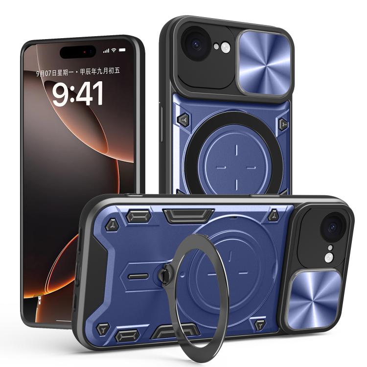 CD-Textur Schiebbares Camshield Magnetisches Halterung Handyhülle, Für iPhone 17e / 16e, Für iPhone 17 Pro Max, Für iPhone 17 Pro, Für iPhone 17, Für iPhone Air, Für iPhone 16 Pro Max, Für iPhone 16 Pro, Für iPhone 16 Plus