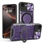 CD-Textur Schiebbares Camshield Magnetisches Halterung Handyhülle, Für iPhone 17e / 16e, Für iPhone 17 Pro Max, Für iPhone 17 Pro, Für iPhone 17, Für iPhone Air, Für iPhone 16 Pro Max, Für iPhone 16 Pro, Für iPhone 16 Plus