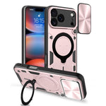 CD-Textur Schiebbares Camshield Magnetisches Halterung Handyhülle, Für iPhone 17e / 16e, Für iPhone 17 Pro Max, Für iPhone 17 Pro, Für iPhone 17, Für iPhone Air, Für iPhone 16 Pro Max, Für iPhone 16 Pro, Für iPhone 16 Plus