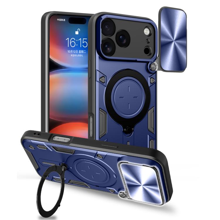 CD-Textur Schiebbares Camshield Magnetisches Halterung Handyhülle, Für iPhone 17e / 16e, Für iPhone 17 Pro Max, Für iPhone 17 Pro, Für iPhone 17, Für iPhone Air, Für iPhone 16 Pro Max, Für iPhone 16 Pro, Für iPhone 16 Plus