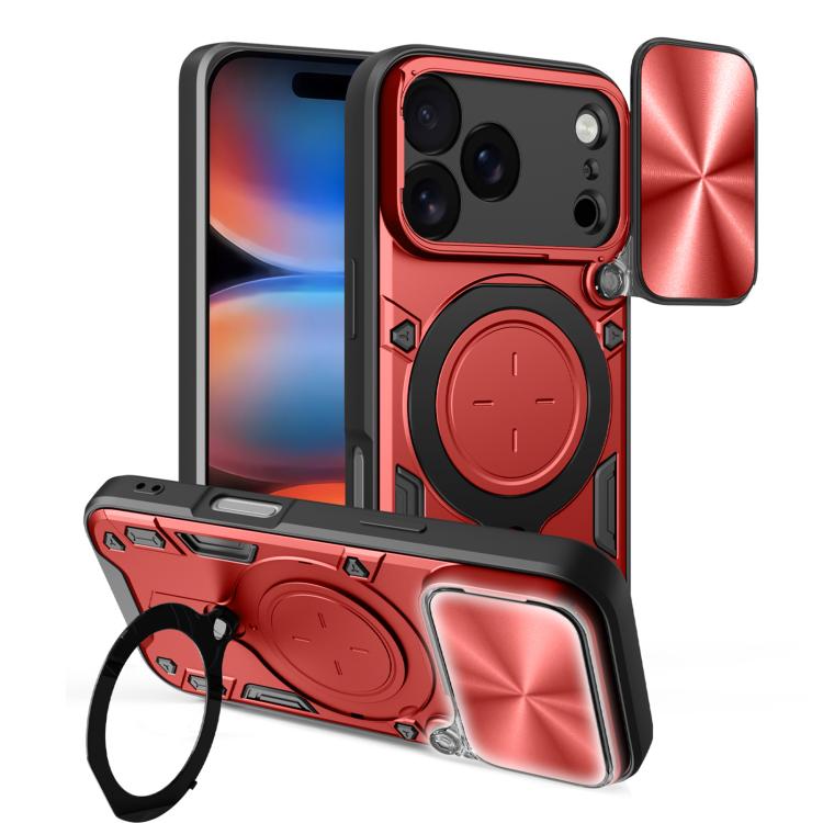 CD-Textur Schiebbares Camshield Magnetisches Halterung Handyhülle, Für iPhone 17e / 16e, Für iPhone 17 Pro Max, Für iPhone 17 Pro, Für iPhone 17, Für iPhone Air, Für iPhone 16 Pro Max, Für iPhone 16 Pro, Für iPhone 16 Plus