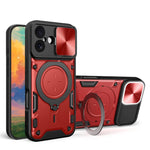 CD-Textur Schiebbares Camshield Magnetisches Halterung Handyhülle, Für iPhone 17e / 16e, Für iPhone 17 Pro Max, Für iPhone 17 Pro, Für iPhone 17, Für iPhone Air, Für iPhone 16 Pro Max, Für iPhone 16 Pro, Für iPhone 16 Plus