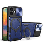 CD-Textur Schiebbares Camshield Magnetisches Halterung Handyhülle, Für iPhone 17e / 16e, Für iPhone 17 Pro Max, Für iPhone 17 Pro, Für iPhone 17, Für iPhone Air, Für iPhone 16 Pro Max, Für iPhone 16 Pro, Für iPhone 16 Plus