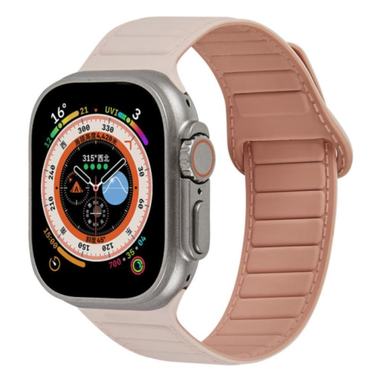 Magnetisches Silikon-Uhrenarmband mit Schlaufe, für Apple Watch 8 45mm, für Apple Watch SE 2022 40mm, für Apple Watch SE 2022 44mm