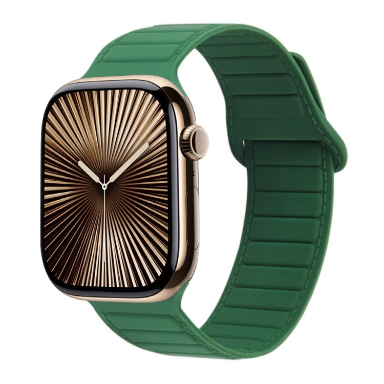 Magnetisches Silikon-Armband mit Schlaufe, für Apple Watch Series 10 46mm, für Apple Watch Series 10 42mm, für Apple Watch SE 2023 44mm