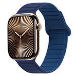 Magnetisches Silikon-Armband mit Schlaufe, für Apple Watch Series 10 46mm, für Apple Watch Series 10 42mm, für Apple Watch SE 2023 44mm