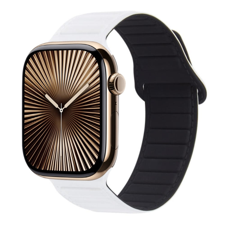 Magnetisches Silikon-Armband mit Schlaufe, für Apple Watch Series 10 46mm, für Apple Watch Series 10 42mm, für Apple Watch SE 2023 44mm