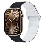 Magnetisches Silikon-Armband mit Schlaufe, für Apple Watch Series 10 46mm, für Apple Watch Series 10 42mm, für Apple Watch SE 2023 44mm