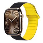 Magnetisches Silikon-Armband mit Schlaufe, für Apple Watch Series 10 46mm, für Apple Watch Series 10 42mm, für Apple Watch SE 2023 44mm