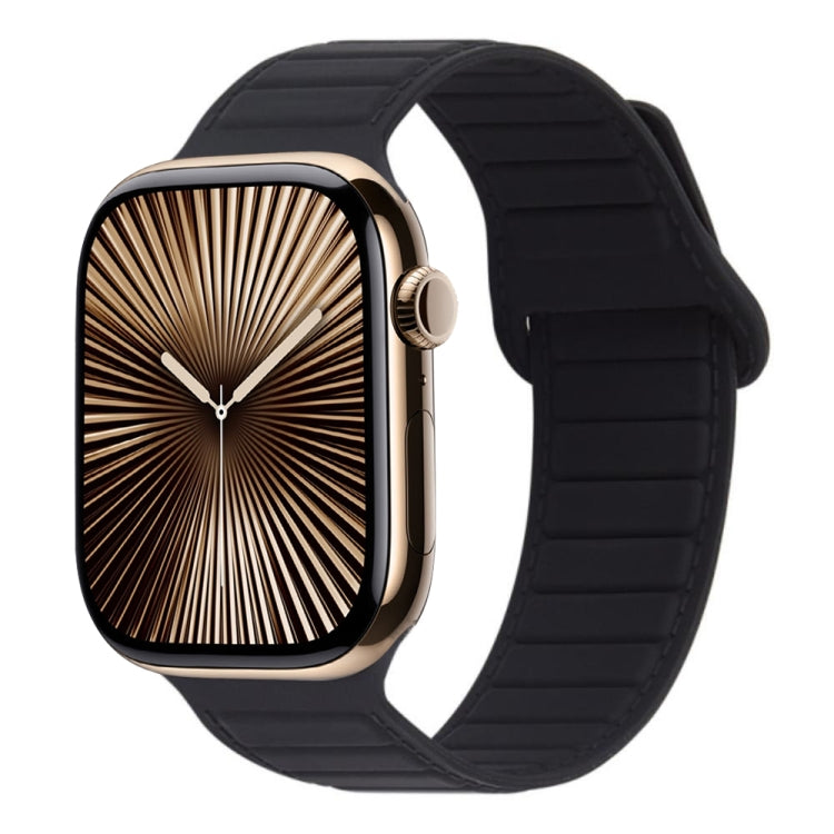 Magnetisches Silikon-Armband mit Schlaufe, für Apple Watch Series 10 46mm, für Apple Watch Series 10 42mm, für Apple Watch SE 2023 44mm