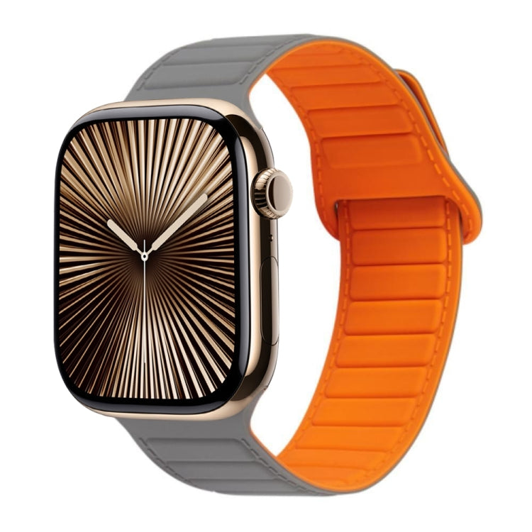 Magnetisches Silikon-Armband mit Schlaufe, für Apple Watch Series 10 46mm, für Apple Watch Series 10 42mm, für Apple Watch SE 2023 44mm