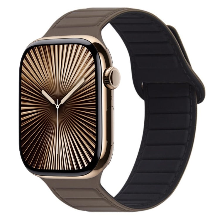 Magnetisches Silikon-Armband mit Schlaufe, für Apple Watch Series 10 46mm, für Apple Watch Series 10 42mm, für Apple Watch SE 2023 44mm