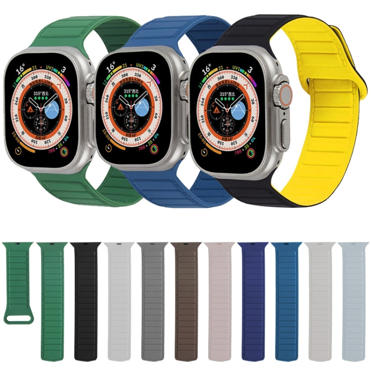 Magnetisches Silikon-Uhrenarmband mit Schlaufe, für Apple Watch 8 45mm, für Apple Watch SE 2022 40mm, für Apple Watch SE 2022 44mm