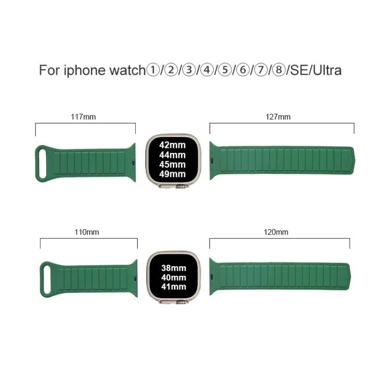 Magnetisches Silikon-Uhrenarmband von Loop, für Apple Watch 38 mm