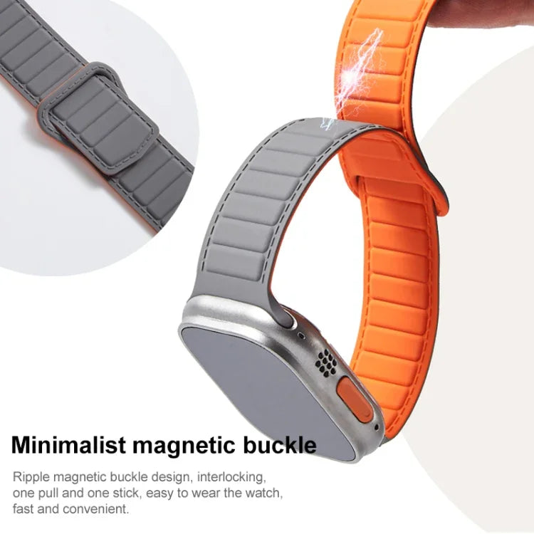 Magnetisches Silikon-Uhrenarmband von Loop, für Apple Watch 38 mm