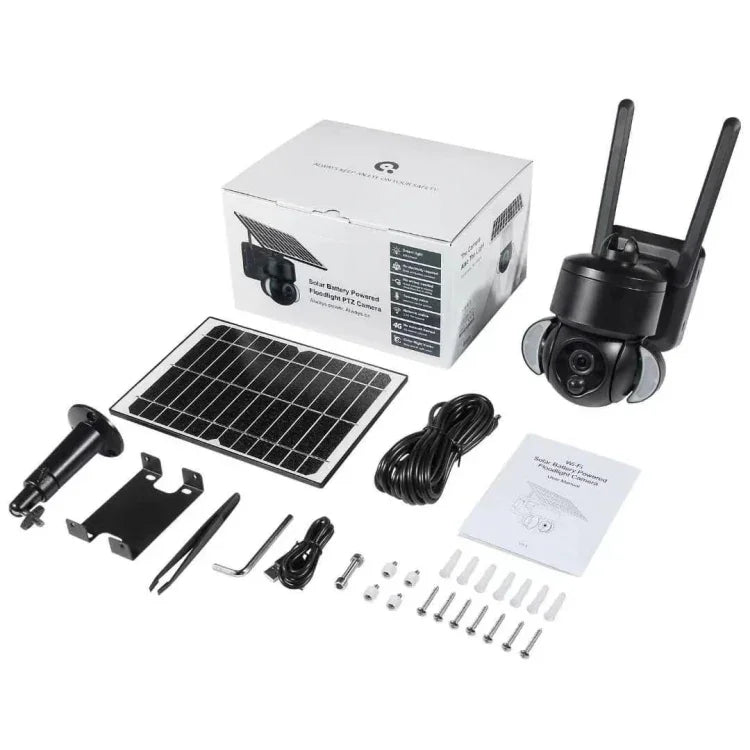SHIWOJIA IP66 Wasserdichte 4G 3MP Solar-Dome-IP-Kamera, Zwei-Wege-Audio, PIR-Bewegungserkennung und Nachtsicht, EU, AU, USA