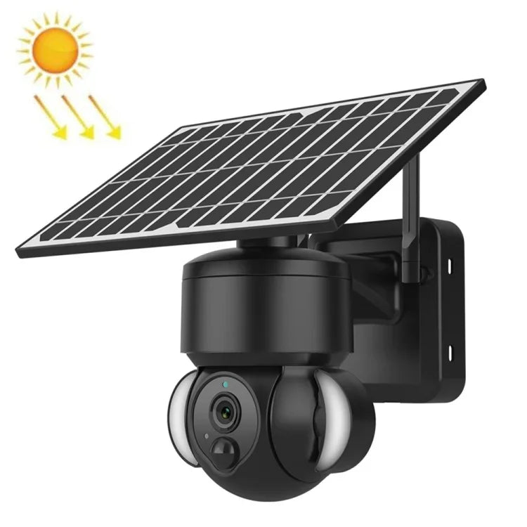 SHIWOJIA IP66 Wasserdichte 4G 3MP Solar-Dome-IP-Kamera, Zwei-Wege-Audio, PIR-Bewegungserkennung und Nachtsicht, EU, AU, USA