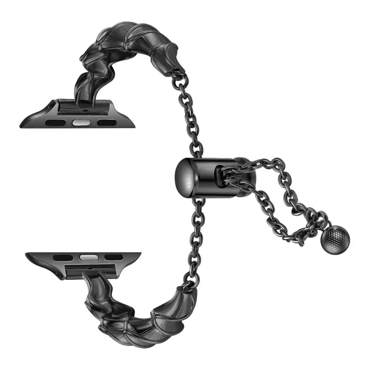 Metallarmband mit Wellenmuster, für Apple Watch 2 (42 mm), Apple Watch 2 (38 mm), Apple Watch (42 mm) und Apple Watch (38 mm)
