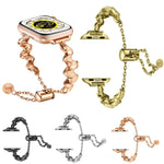 Metallarmband mit Wellenmuster, für Apple Watch 2 (42 mm), Apple Watch 2 (38 mm), Apple Watch (42 mm) und Apple Watch (38 mm)