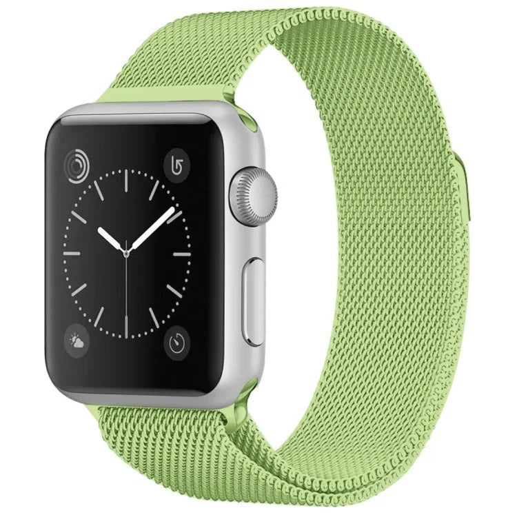 Magnetisches Edelstahl-Armband im Milanaise-Stil für Apple Watch Series 5 &amp; 4 (40 mm) / 3 &amp; 2 &amp; 1 (38 mm), 5 &amp; 4 (44 mm) / 3 &amp; 2 &amp; 1 (42 mm)