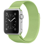 Magnetisches Edelstahl-Armband im Milanaise-Stil für Apple Watch Series 5 &amp; 4 (40 mm) / 3 &amp; 2 &amp; 1 (38 mm), 5 &amp; 4 (44 mm) / 3 &amp; 2 &amp; 1 (42 mm)