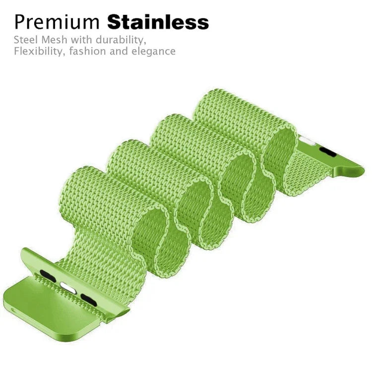 Magnetisches Edelstahl-Armband im Milanaise-Stil für Apple Watch Series 5 &amp; 4 (40 mm) / 3 &amp; 2 &amp; 1 (38 mm), 5 &amp; 4 (44 mm) / 3 &amp; 2 &amp; 1 (42 mm)