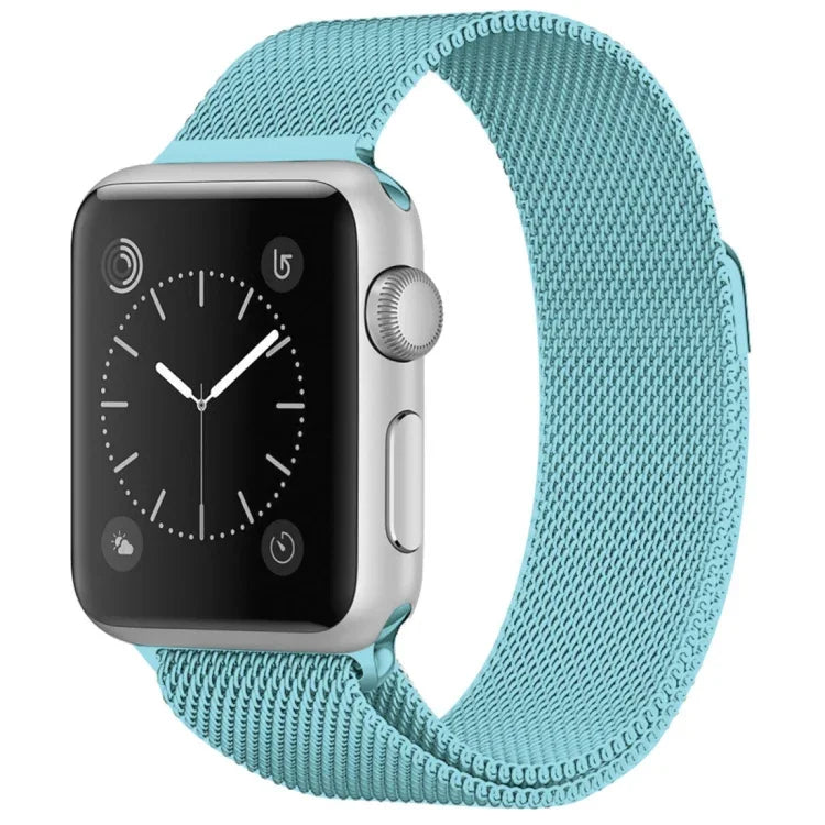 Magnetisches Edelstahl-Armband im Milanaise-Stil für Apple Watch Series 5 &amp; 4 (40 mm) / 3 &amp; 2 &amp; 1 (38 mm), 5 &amp; 4 (44 mm) / 3 &amp; 2 &amp; 1 (42 mm)