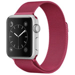 Magnetisches Edelstahl-Armband im Milanaise-Stil für Apple Watch Series 5 &amp; 4 (40 mm) / 3 &amp; 2 &amp; 1 (38 mm), 5 &amp; 4 (44 mm) / 3 &amp; 2 &amp; 1 (42 mm)