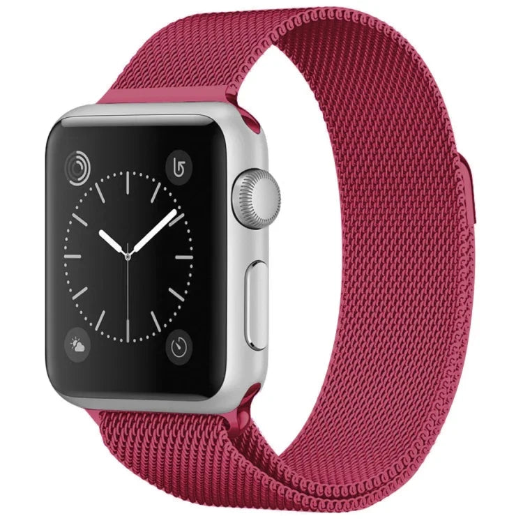 Magnetisches Edelstahl-Armband im Milanaise-Stil für Apple Watch Series 5 &amp; 4 (40 mm) / 3 &amp; 2 &amp; 1 (38 mm), 5 &amp; 4 (44 mm) / 3 &amp; 2 &amp; 1 (42 mm)