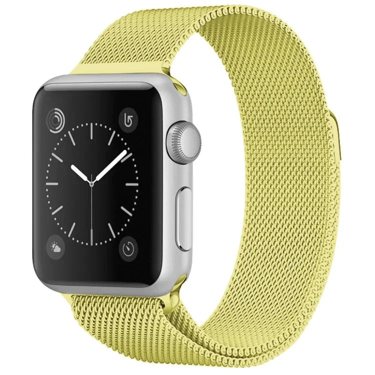 Magnetisches Edelstahl-Armband im Milanaise-Stil für Apple Watch Series 5 &amp; 4 (40 mm) / 3 &amp; 2 &amp; 1 (38 mm), 5 &amp; 4 (44 mm) / 3 &amp; 2 &amp; 1 (42 mm)