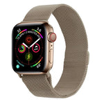 Magnetisches Edelstahl-Armband im Milanaise-Stil für Apple Watch Series 5 &amp; 4 (40 mm) / 3 &amp; 2 &amp; 1 (38 mm), 5 &amp; 4 (44 mm) / 3 &amp; 2 &amp; 1 (42 mm)