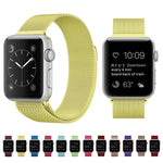 Magnetisches Edelstahl-Armband im Milanaise-Stil für Apple Watch Series 5 &amp; 4 (40 mm) / 3 &amp; 2 &amp; 1 (38 mm), 5 &amp; 4 (44 mm) / 3 &amp; 2 &amp; 1 (42 mm)