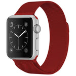 Magnetisches Edelstahl-Armband im Milanaise-Stil für Apple Watch Series 5 &amp; 4 (40 mm) / 3 &amp; 2 &amp; 1 (38 mm), 5 &amp; 4 (44 mm) / 3 &amp; 2 &amp; 1 (42 mm)
