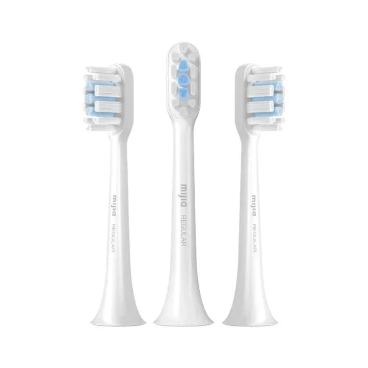 Original Xiaomi Mijia 3er-Pack Bürstenkopf Standardtyp für Sonic Electric Toothbrush T301 / T302, T301 & T302 Bürste (Weiß), T301 & T302 Bürste (Schwarz)