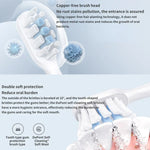 Original Xiaomi Mijia 3er-Pack Bürstenkopf Standardtyp für Sonic Electric Toothbrush T301 / T302, T301 & T302 Bürste (Weiß), T301 & T302 Bürste (Schwarz)