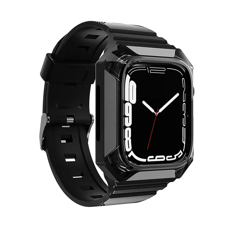 Armor Case mit integriertem TPU-Armband, für Apple Watch 2 38 mm, Apple Watch 42 mm und Apple Watch 38 mm