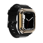 Integrierte Armor Case TPU-Uhrenarmband, Für Apple Watch SE 2025 / 2023 44mm, Für Apple Watch SE 2025 / 2023 40mm, Für Apple Watch Series 11 / 10 42mm, Für Apple Watch Ultra 3 / 2 49mm, Für Apple Watch 9 45mm, Für Apple Watch 9 41mm