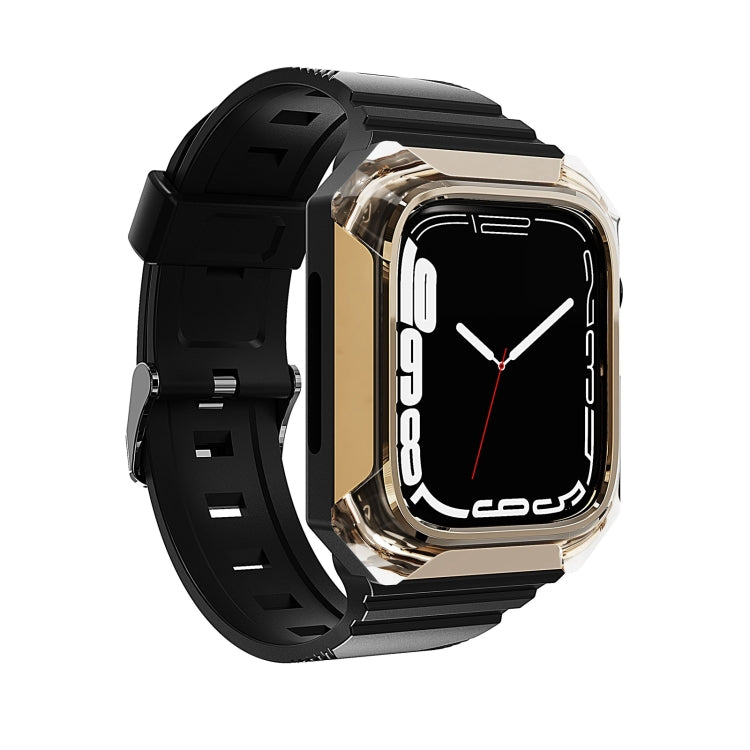 Integrierte Armor Case TPU-Uhrenarmband, Für Apple Watch SE 2025 / 2023 44mm, Für Apple Watch SE 2025 / 2023 40mm, Für Apple Watch Series 11 / 10 42mm, Für Apple Watch Ultra 3 / 2 49mm, Für Apple Watch 9 45mm, Für Apple Watch 9 41mm