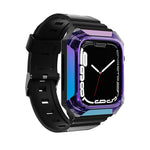 Integrierte Armor Case TPU-Uhrenarmband, Für Apple Watch SE 2025 / 2023 44mm, Für Apple Watch SE 2025 / 2023 40mm, Für Apple Watch Series 11 / 10 42mm, Für Apple Watch Ultra 3 / 2 49mm, Für Apple Watch 9 45mm, Für Apple Watch 9 41mm