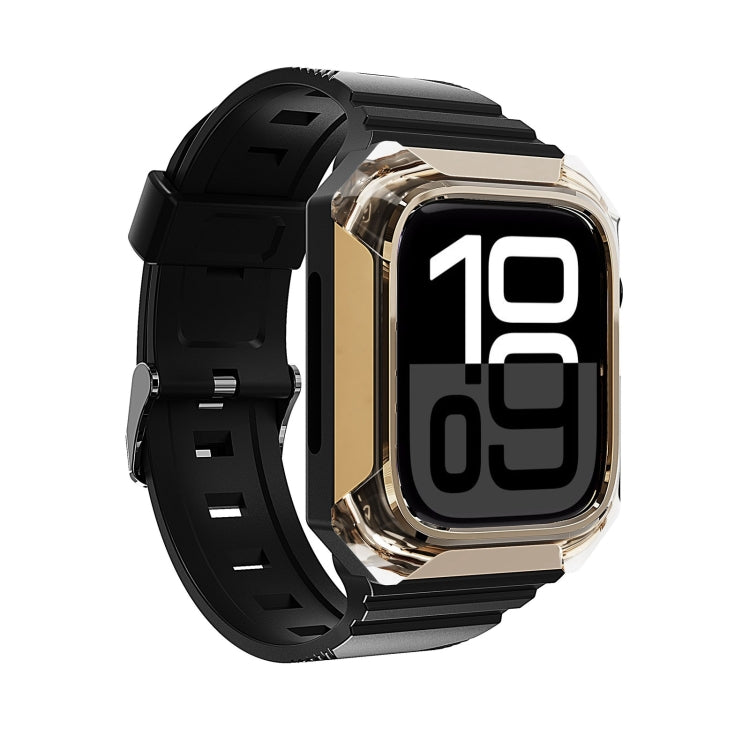 Integrierte Armor Case TPU-Uhrenarmband, Für Apple Watch SE 2025 / 2023 44mm, Für Apple Watch SE 2025 / 2023 40mm, Für Apple Watch Series 11 / 10 42mm, Für Apple Watch Ultra 3 / 2 49mm, Für Apple Watch 9 45mm, Für Apple Watch 9 41mm