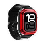 Integrierte Armor Case TPU-Uhrenarmband, Für Apple Watch SE 2025 / 2023 44mm, Für Apple Watch SE 2025 / 2023 40mm, Für Apple Watch Series 11 / 10 42mm, Für Apple Watch Ultra 3 / 2 49mm, Für Apple Watch 9 45mm, Für Apple Watch 9 41mm