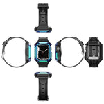 Integrierte Armor Case TPU-Uhrenarmband, Für Apple Watch SE 2025 / 2023 44mm, Für Apple Watch SE 2025 / 2023 40mm, Für Apple Watch Series 11 / 10 42mm, Für Apple Watch Ultra 3 / 2 49mm, Für Apple Watch 9 45mm, Für Apple Watch 9 41mm