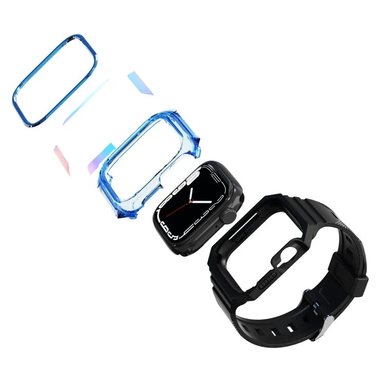 Armor Case mit integriertem TPU-Armband, für Apple Watch 2 38 mm, Apple Watch 42 mm und Apple Watch 38 mm