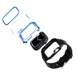 Integrierte Armor Case TPU-Uhrenarmband, Für Apple Watch SE 2025 / 2023 44mm, Für Apple Watch SE 2025 / 2023 40mm, Für Apple Watch Series 11 / 10 42mm, Für Apple Watch Ultra 3 / 2 49mm, Für Apple Watch 9 45mm, Für Apple Watch 9 41mm