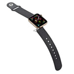 Uhrenarmband mit einfacher Schnalle aus TPU und Echtleder, für Apple Watch Series 7 41 mm / 6 &amp; SE &amp; 5 &amp; 4 40 mm / 3 &amp; 2 &amp; 1 38 mm, für Apple Watch Series 7 45 mm / 6 &amp; SE &amp; 5 &amp; 4 44 mm / 3 &amp; 2 &amp; 1 42 mm ...