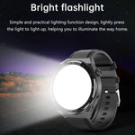 TK20 Smartwatch mit 1,39 Zoll Silikonarmband, unterstützt EKG, Fernüberwachung für Angehörige und Körpertemperaturmessung, Silikonarmband (Rot), Silikonarmband (Schwarz), Silikonarmband (Blau)