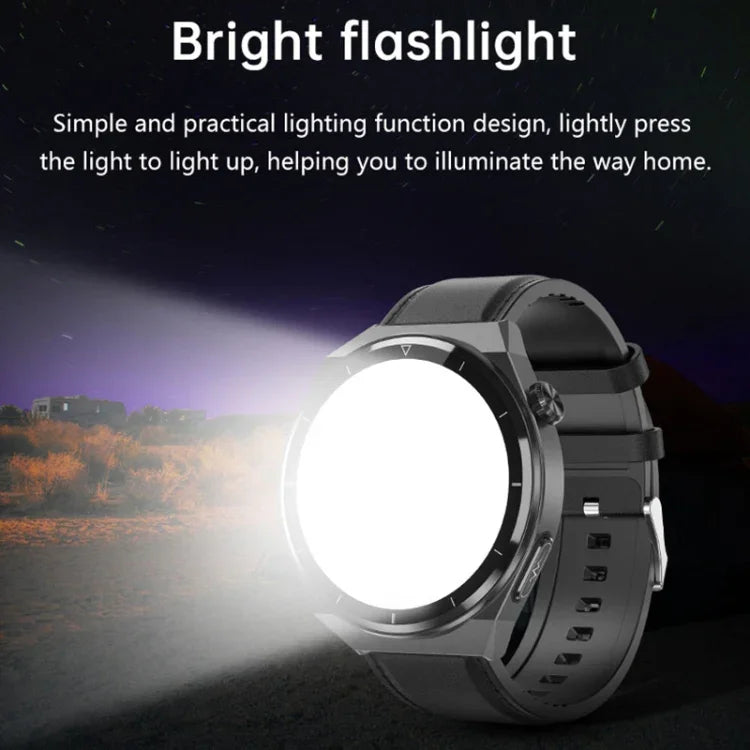 TK20 Smartwatch mit 1,39 Zoll Silikonarmband, unterstützt EKG, Fernüberwachung für Angehörige und Körpertemperaturmessung, Silikonarmband (Rot), Silikonarmband (Schwarz), Silikonarmband (Blau)