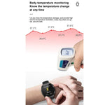 TK20 Smartwatch mit 1,39 Zoll Silikonarmband, unterstützt EKG, Fernüberwachung für Angehörige und Körpertemperaturmessung, Silikonarmband (Rot), Silikonarmband (Schwarz), Silikonarmband (Blau)