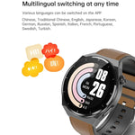 TK20 Smartwatch mit 1,39 Zoll Silikonarmband, unterstützt EKG, Fernüberwachung für Angehörige und Körpertemperaturmessung, Silikonarmband (Rot), Silikonarmband (Schwarz), Silikonarmband (Blau)