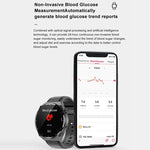 TK20 Smartwatch mit 1,39 Zoll Silikonarmband, unterstützt EKG, Fernüberwachung für Angehörige und Körpertemperaturmessung, Silikonarmband (Rot), Silikonarmband (Schwarz), Silikonarmband (Blau)